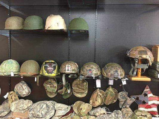 All types of helmets