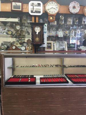 Vintage clocks and watches.