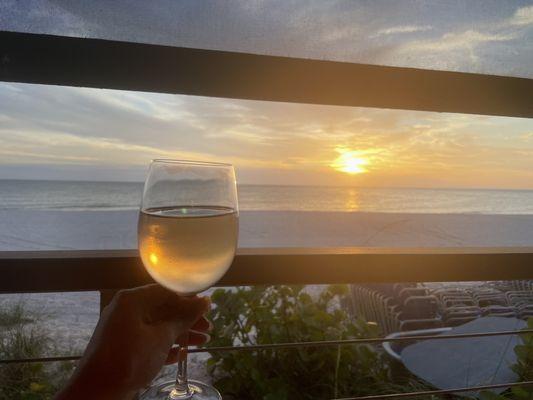 Wine at the bar area