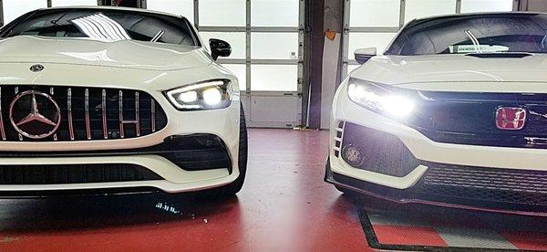 Mercedes AMG & Honda Civic Type R  Polished & Ceramic Coated Paint Protection  NEVER WAX AGAIN