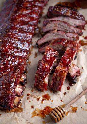 Hot Honey & Chili Glazed Back Ribs