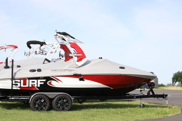 Industry leading Centurion wake surfing boats.