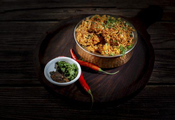 Homestyle Biryani and tasty spices