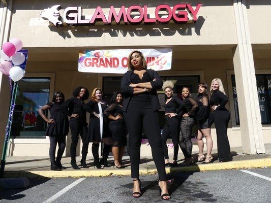 The School of Glamology team. (Some instructors were missing)