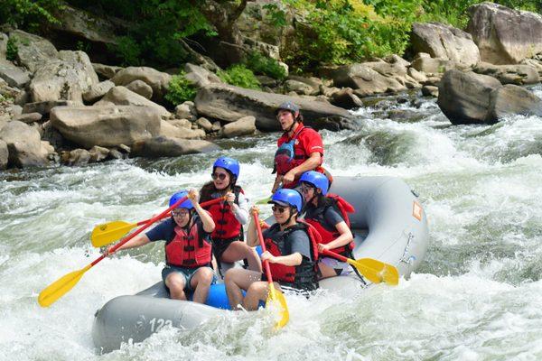 Nice photo of the rapids