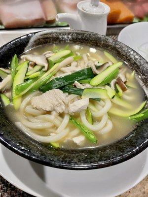 Chicken udon!