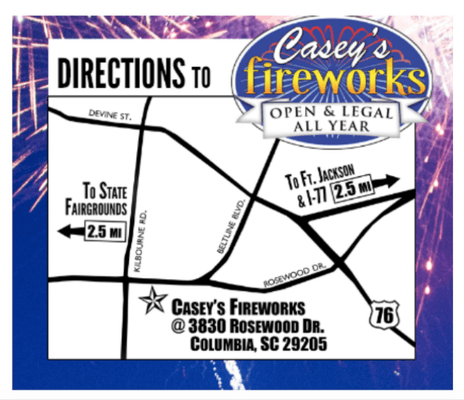 3830 Rosewood Dr   CaseysFireworks.com