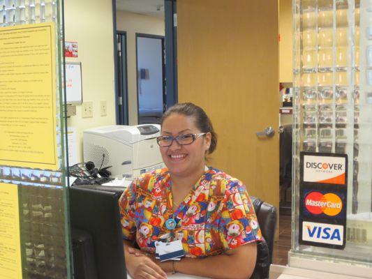 Friendly front desk