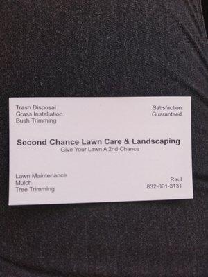 Give your lawn a 2nd chance!!