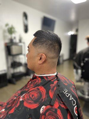 Mid bald fade / cut by Mo