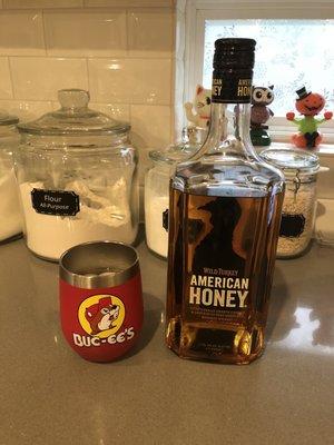 Wild Turkey American Honey $36, Buc-ee's Cup $6, The two coming together as one, priceless !!!