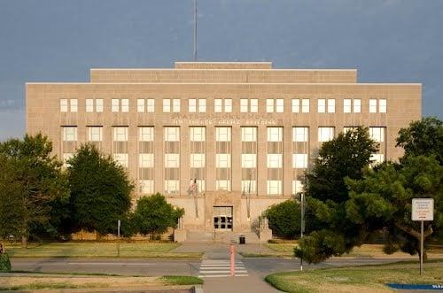 Old state building with beautiful Art Deco inside... And a little asbestos.....