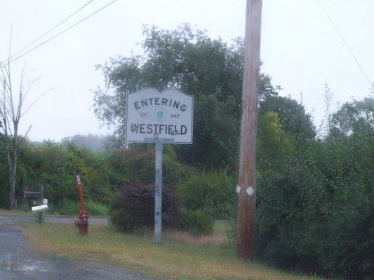 Westfield town of: Entering Westfield