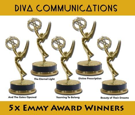 5 Emmy Awards for broadcast documentaries