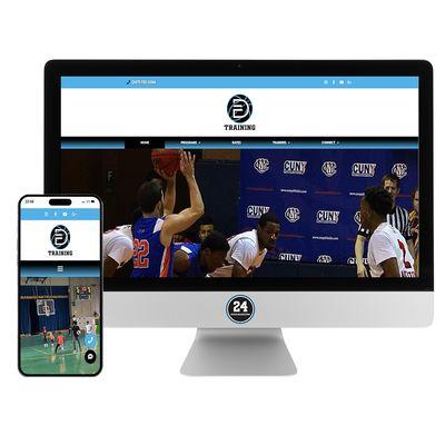 Website Designs Queens By 24 Hour Marketing - DFink Basketball Training