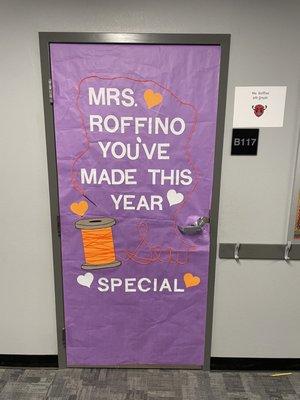 Teacher Appreciation Week door decorations