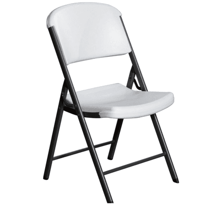 New premium white chairs. $2 each/per day