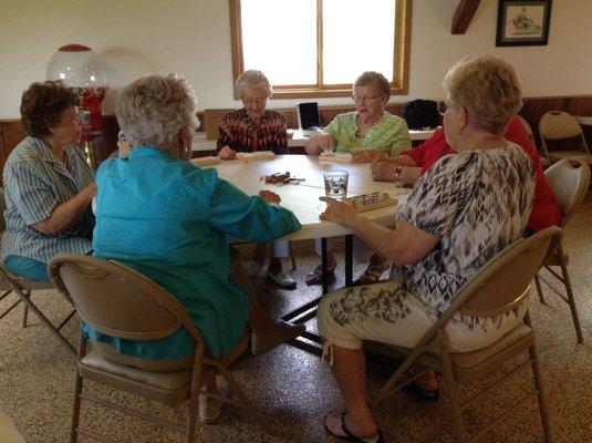 Come for lunch and stay to play dominoes. Please make your reservation at least one week in advance.