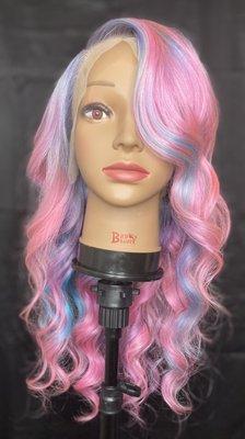 Custom fantasy color wig