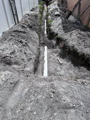 Sewer lines replacement