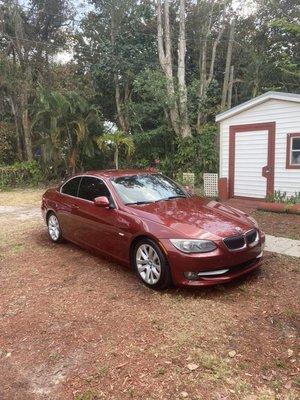 Full Exterior Detail, Iron Removal, Clay bar, and wax.