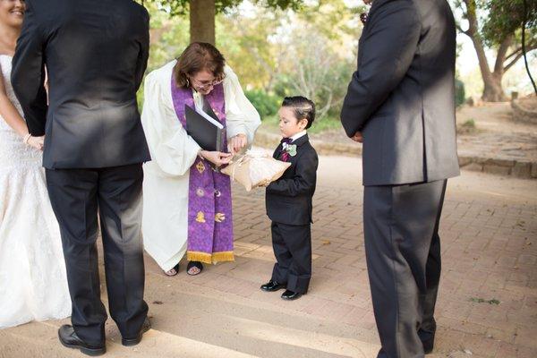 The little ring bearer.