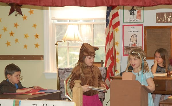 Goldilocks and The Three Bears solve their conflict in the Mini Court Trial of Goldilocks v. The Three Bears.