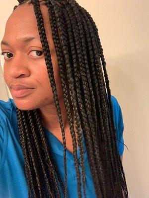 medium braids $100