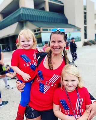 Sharing the love of fitness with our youngest generations! Our annual Fourth of July 5k, 2019!