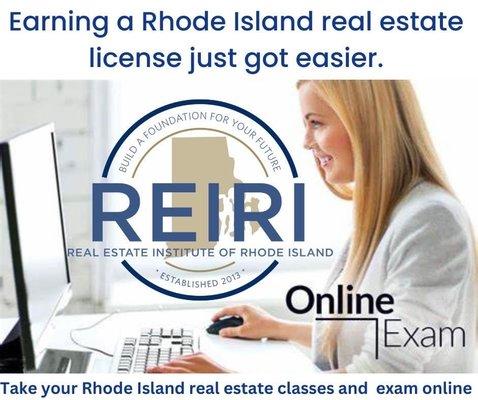 Rhode Island real estate classes and exam online