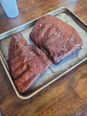 Smoked ribs