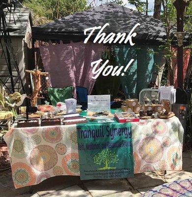 Mini reiki sessions & vending