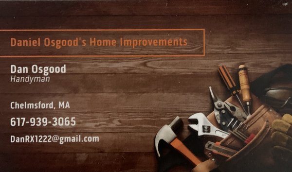 Daniel Osgood's Home Improvements