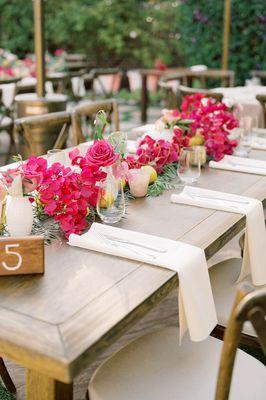 Garden Wedding Reception