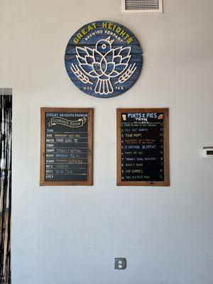 Beer Menu Wall