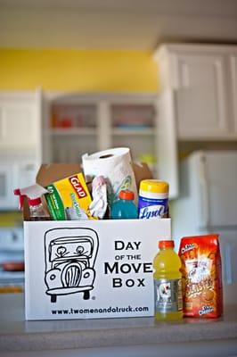 Day of the move box.