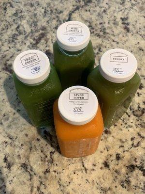 green juices + their  one!