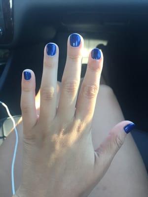 Nancy did the best mani pedi for me. They don't rush you out the door like a lot of other places. Five stars!