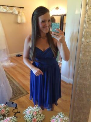 Bridesmaid dress alteration to fit my pregnant belly!