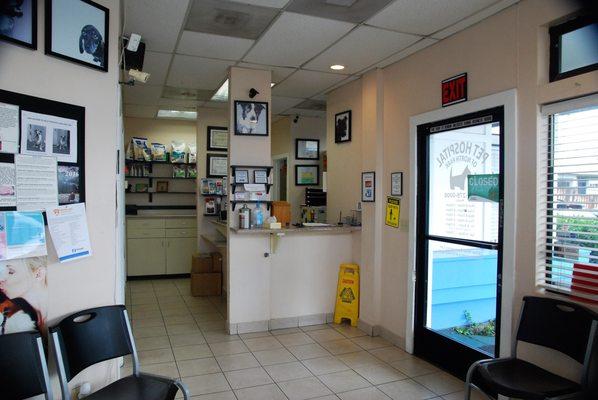 Reception desk