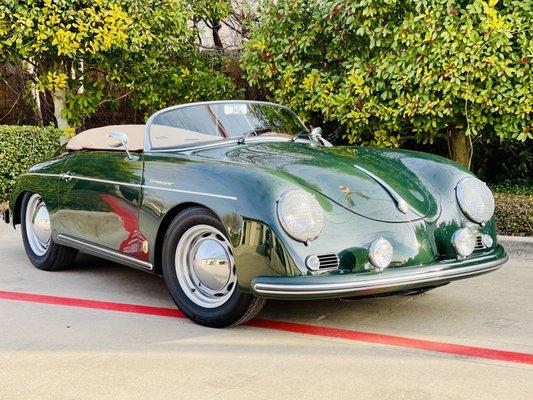 1957 Porsche Speedster with XPEL paint protection film.