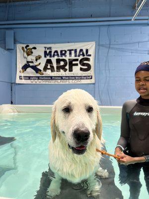 Swimming class! What a great workout!