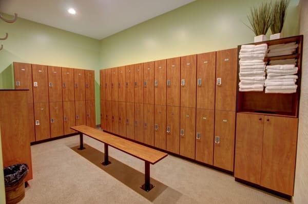 We offer private day lockers to protect all your personal items.