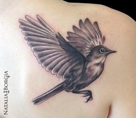 Nightingale. Done by Natalia, October, 2013.