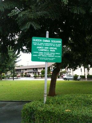 It appears that the park has been renamed the James and Abigail Campbell Park Queen Emma Square Green Space.