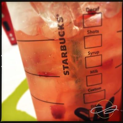 strawberry acai refresher (and my name is apparently "sar" - love it!!)