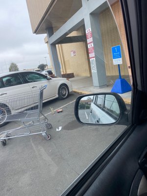 Curbside pick up. So dirty and carts are not put away properly.