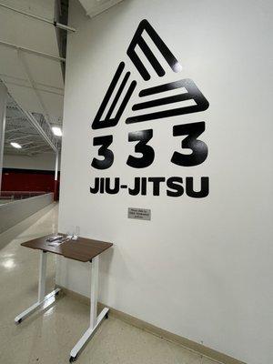 Outside suite entrance to 333 Jiu Jitsu