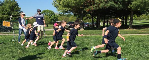 Students Enjoying PE on Our Spacious Front Field