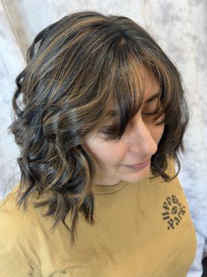 Chocolate Dimension with Bob Cut